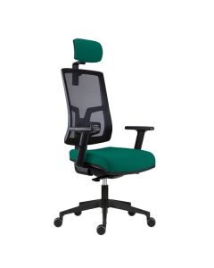 Kancelářská židle New Pure PDH - synchro, tm.zelen