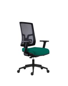 Kancelářská židle New Pure - synchro, tm.zelená