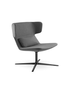 Křeslo Flexi Lounge - nízké, antracitové