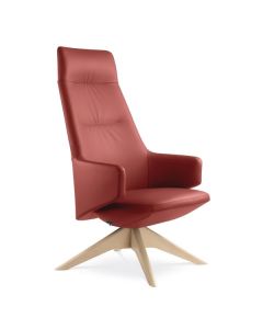 Křeslo Melody Lounge D - tmavě červené