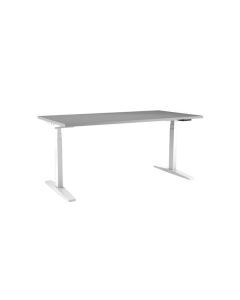 Výškově stavitelný stůl Axis, šíře 160 cm - šedý/b