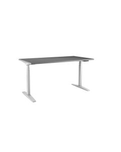 Výškově stavitelný stůl Axis, šíře 138 cm - šedý/b