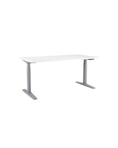 Výškově stavitelný stůl Axis, šíře 160 cm - bílý/š