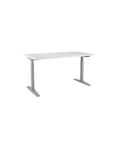 Výškově stavitelný stůl Axis, šíře 138 cm - bílý/š