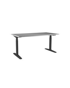 Výškově stavitelný stůl Axis, šíře 160 cm - šedý/č