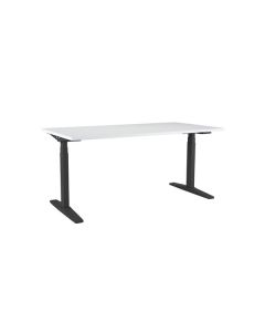 Výškově stavitelný stůl Axis, šíře 160 cm - bílý/č