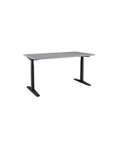 Výškově stavitelný stůl Axis, šíře 138 cm - šedý/č