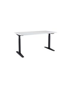 Výškově stavitelný stůl Axis, šíře 138 cm - bílý/č