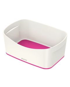 Stolní box Leitz MyBox, bílá/růžová