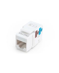 DIGITUS Keystone Jack CAT 5e, nestíněný RJ45 na LSA, barva bílá
