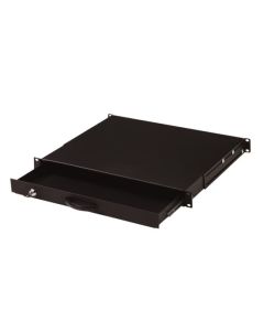 Digitus 19" uzamykatelný šuplík na klávesnici 1U černý RAL 9005