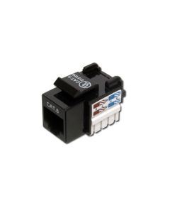 Digitus CAT 6 Keystone Jack, nestíněný RJ45 na LSA, barva černá