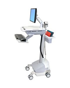 ERGOTRON StyleView® EMR Cart with LCD Arm, SLA Powered, pojízdný stojan, NTB/LCD, Klávesnice, myš, s napájením