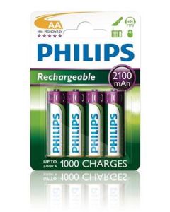 Philips baterie AA 2100mAh MultiLife, NiMh - 4ks