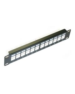 XtendLan Patch panel 10", 12 portů, 1U, Cat6