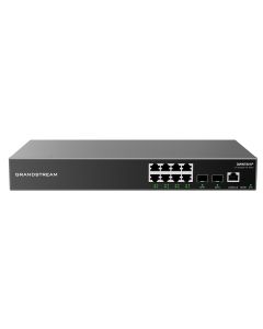 Grandstream GWN7801P L2+ Managed Network Switch 8x 1Gb RJ45, 2x SFP, PoE+, DHCP, QoS, VLAN