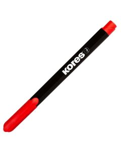 Permanentní popisovač Kores M, na CD, červený