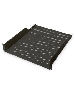 Digitus Pevná police 2U pro stojany od hloubky 800 mm 88x482x549 mm, do 25 kg, černá (RAL 9005)