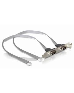 Delock záslepka do slotu 2x Serial port DB-9 2mm konektor