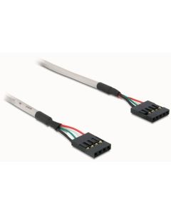 Delock interní USB kabel samice/samice 4pin/5pin 50cm