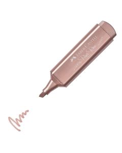 Zvýrazňovač Faber-Castell 46, metalická růžová