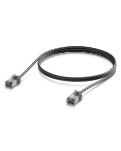 Ubiquiti UniFi Premium Patch Cable Outdoor 1m - Patch kabel, Cat6a, venkovní, černý, 1m