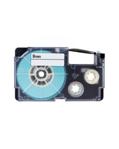 PRINTLINE kompatibilní páska s Casio, XR-9BU1, 9mm, 8m, černý tisk/modrý podklad