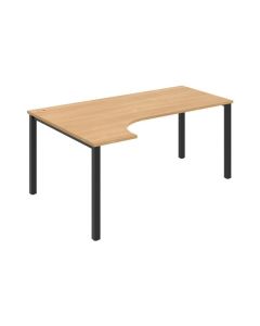 Psací stůl Hobis Uni UE 1800 P - dub/černá