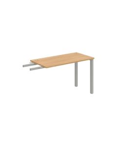 Psací stůl Hobis Uni UE 1200 RU - dub/šedá