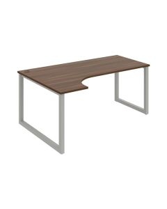 Psací stůl Hobis Uni UE O 1800 P - ořech/šedý