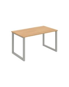 Jednací stůl Hobis Uni UJ O 1400 - dub/šedý