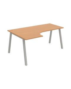 Psací stůl Hobis Uni UE A 1800 60 P - buk/šedý