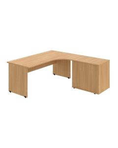 Psací stůl Hobis Gate GE 1800 60 HR L - dub/dub