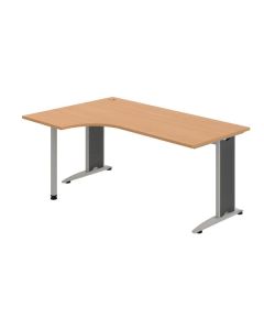Psací stůl Hobis Flex FE 1800 60 P - buk/kov
