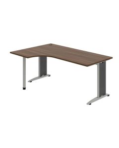 Psací stůl Hobis Flex FE 1800 60 P - ořech/kov