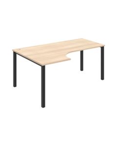 Psací stůl Hobis Uni UE 1800 60 P - akát/černá
