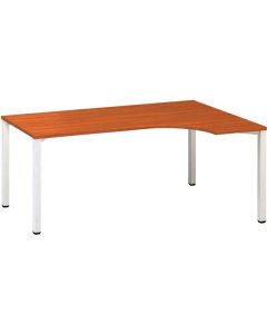 Psací stůl Alfa 200 - ergo, pravý, 180 cm, třešeň/