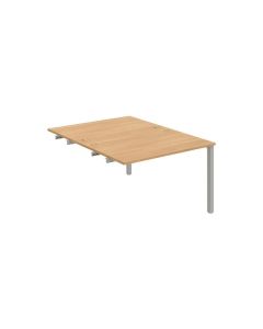 Psací stůl Hobis Uni USD 1200 R - dub/šedá, podéln