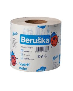 Toaletní papír Beruška, 1vrstvý, 1 role