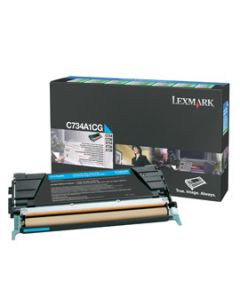Lexmark C734, C736, X734, X736, X738 Cyan Return Programme Toner Cartridge (6K)
