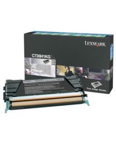 C736, X736, X738 Black High Yield Return Programme Toner Cartridge  (12K)