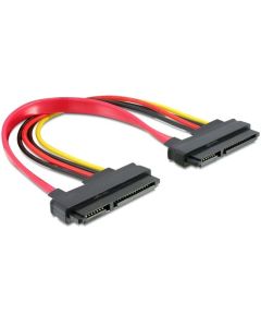 Delock Kabel SATA 22pin > 22 pin samice/samice, délka 20 cm