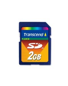 Transcend 2GB SD (MLC) průmyslová paměťová karta, modrá/černá