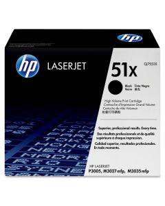 HP černý toner, Q7551X, LJ P3005/M3035 originál