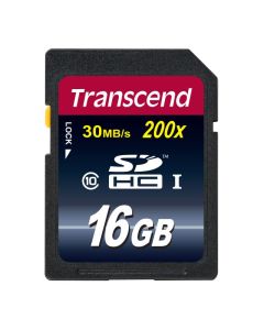 Transcend 16GB SDHC (Class 10) UHS-I 200x (Premium) paměťová karta