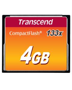 Transcend 4GB CF (133X) paměťová karta (MLC)