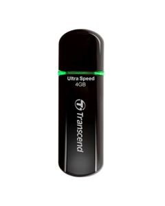 Transcend 4GB JetFlash 600, USB 2.0 flash disk, MLC, černo/zelený, LED indikace, vysokorychlostní, 32MB/s R, 12MB/s W