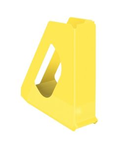 Stojan na časopisy VIVIDA Europost, 7 cm, žlutý