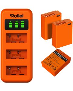Rollei nabíjecí set NP-W126/ 3ks baterie a nabíječka
