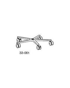 ERGOTRON FP Mobile Workstand Casters, kolečková hvězdice 